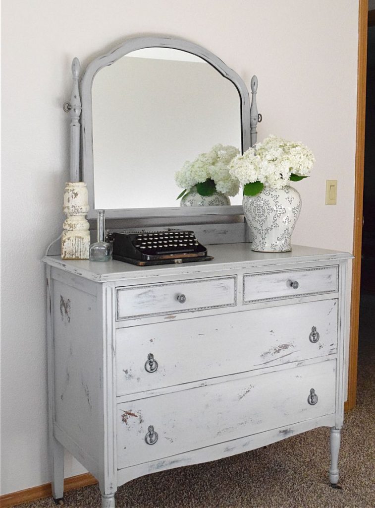 Layered Gray Dresser Timeless Creations, How To Paint A Dresser Rustic Grey