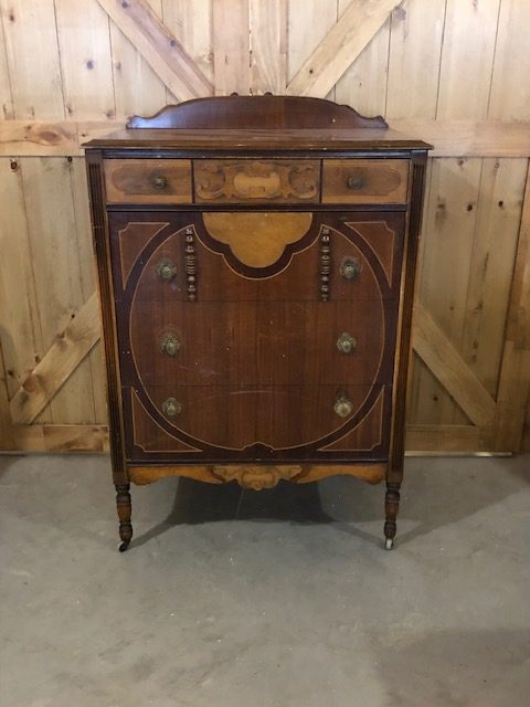 An Antique Vanity And Dresser Set, Antique Dresser And Vanity Set